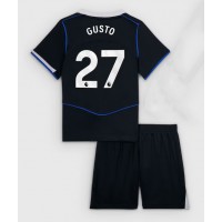 Chelsea Malo Gusto #27 Tretí Detský futbalový dres 2025-26 Krátky Rukáv (+ trenírky)